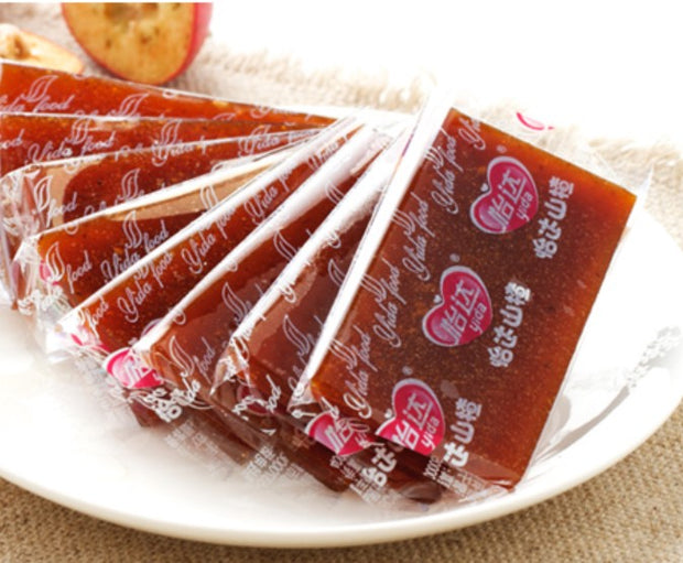 A042 - 300g (10.58 Oz) Yida Haw Fruit Leather Cake - All-natural Flavors( ONE PACK 10.58 OZ, 300 G)