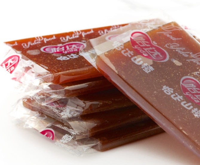 A042 - 300g (10.58 Oz) Yida Haw Fruit Leather Cake - All-natural Flavors( ONE PACK 10.58 OZ, 300 G)